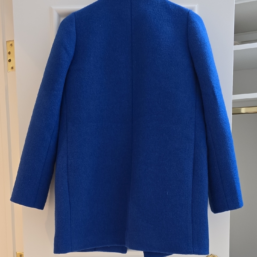 Women's Blue Coat - Picture 6 of 7